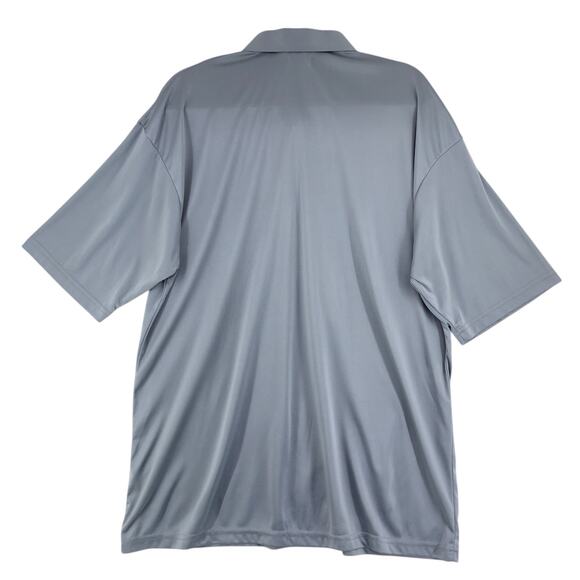 Collars & Co Mens Size 2X Polo Shirt Dress Collar Short Sleeve Polyester Grey - Picture 8 of 16